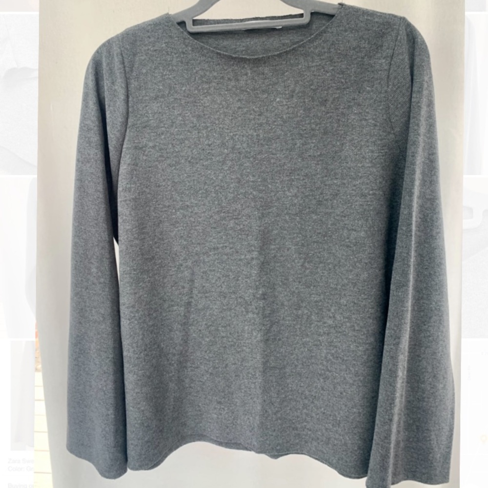 Zara Trafaluc Gray Pullover Sweater